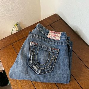 Size 26 True Religion low rise jeans 112790